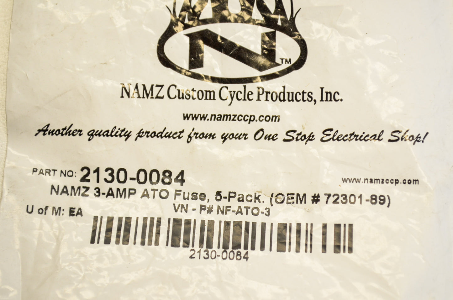 New Buss Namz ATO Fuse 3 Amp QTY 5 NOS