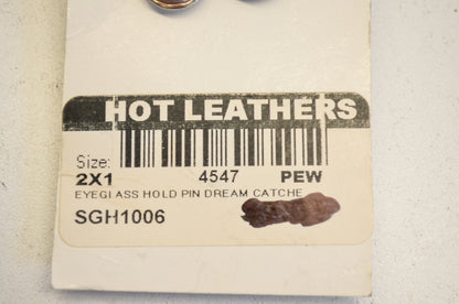 Hot Leathers SGH1006 Dream Catcher Sunglass Holder Pin NOS