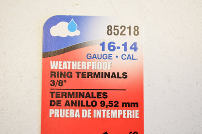 Dorman 85218 Weatherproof Ring Terminal 3/8' Qty 10 NOS