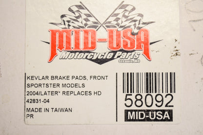 Kevlar Front Brake Pad Qty 2 NOS