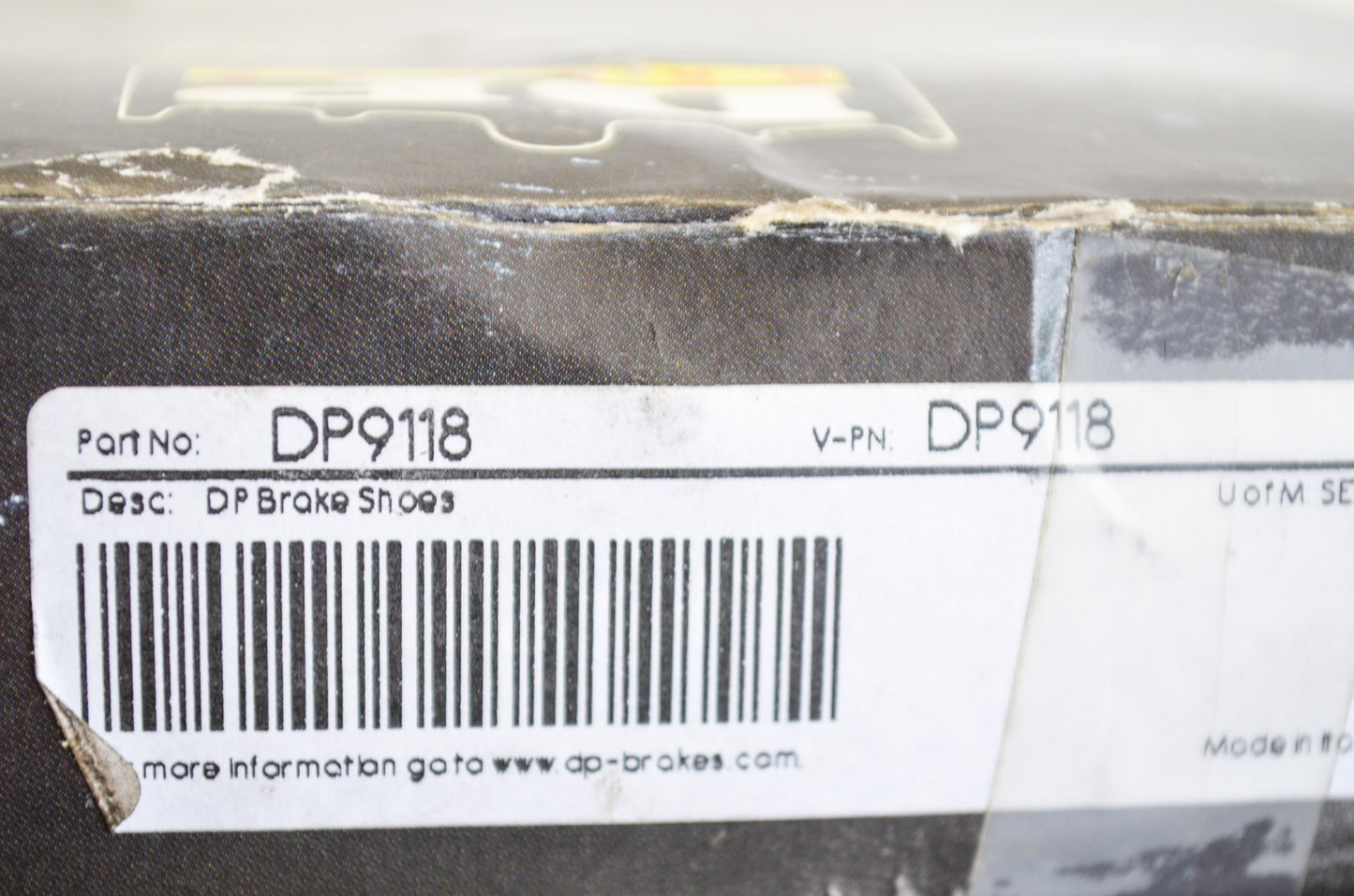 DP Brakes DP9118 Brake Shoe Kit NOS