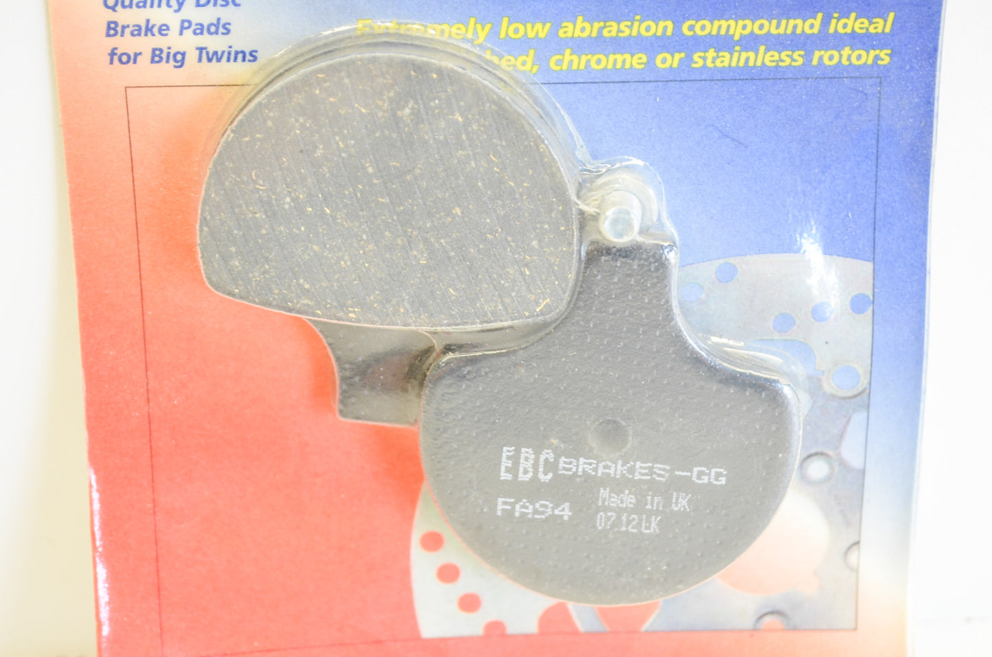 Organic Brake Pads Qty 2 NOS