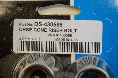 New Drag Specialties Cone Riser Bolt Kit NOS