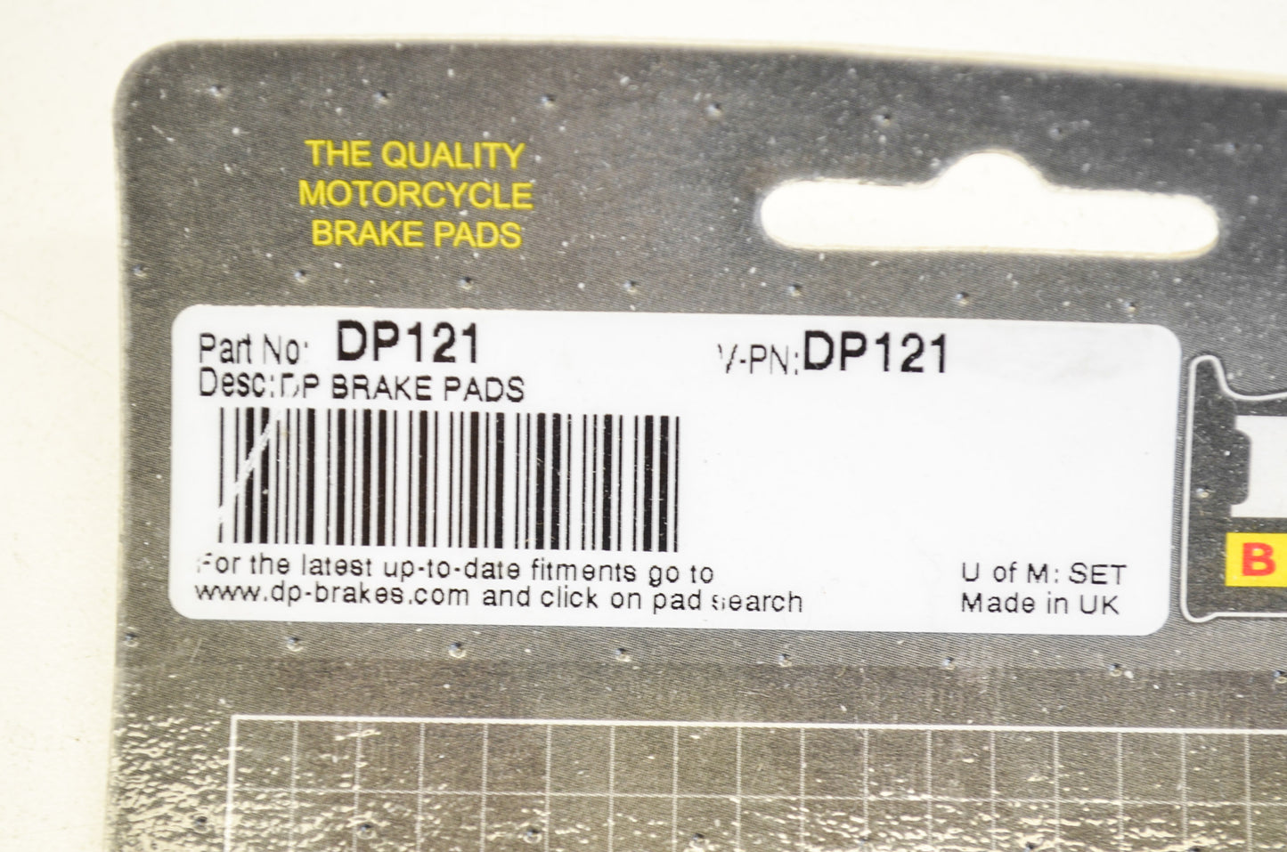 DP Brakes DP121 Brake Pad QTY 2 NOS