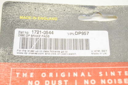 DP Brakes DP957, 1721-0544 Brake Pads Qty 2 NOS
