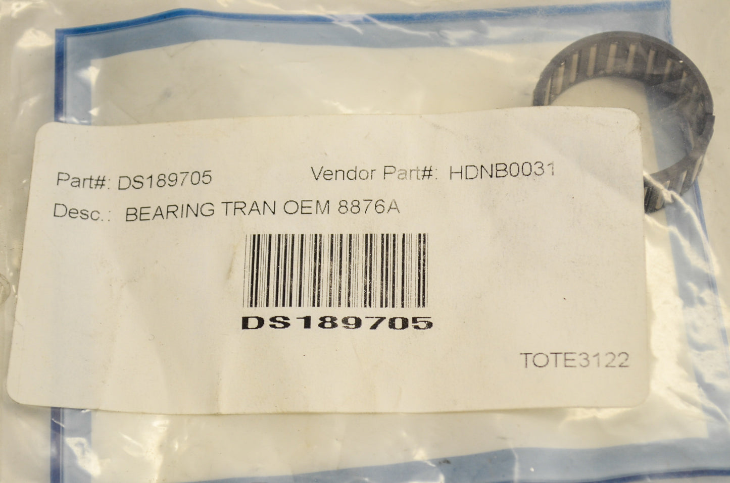 Sonnax DS-189705, HDNB0031, 8876A Mainshaft Bearing NOS