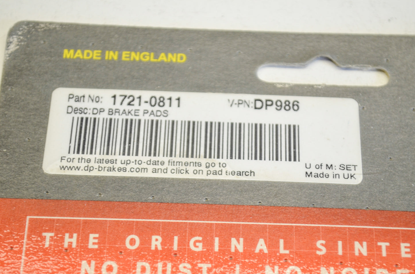 New DP Brakes Brake Pads QTY 2 NOS