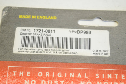 New DP Brakes Brake Pads QTY 2 NOS