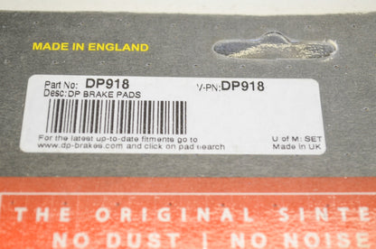 New DP Brakes Brake Pads QTY 2 NOS
