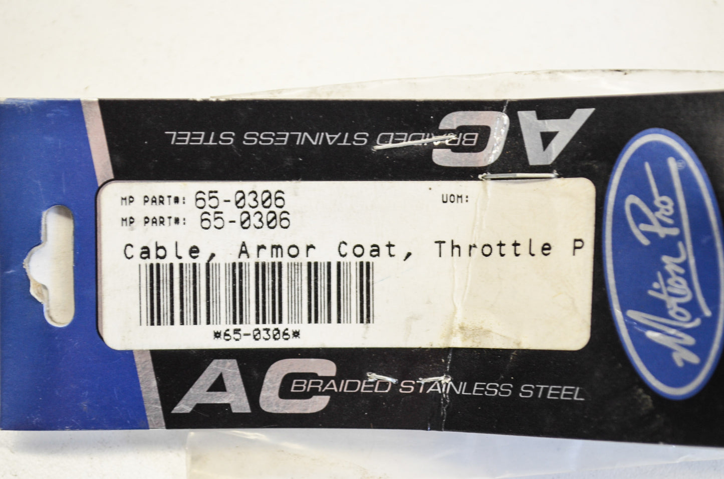 New Motion Pro Armor Coat Throttle Push Cable NOS