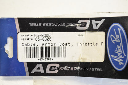New Motion Pro Armor Coat Throttle Push Cable NOS