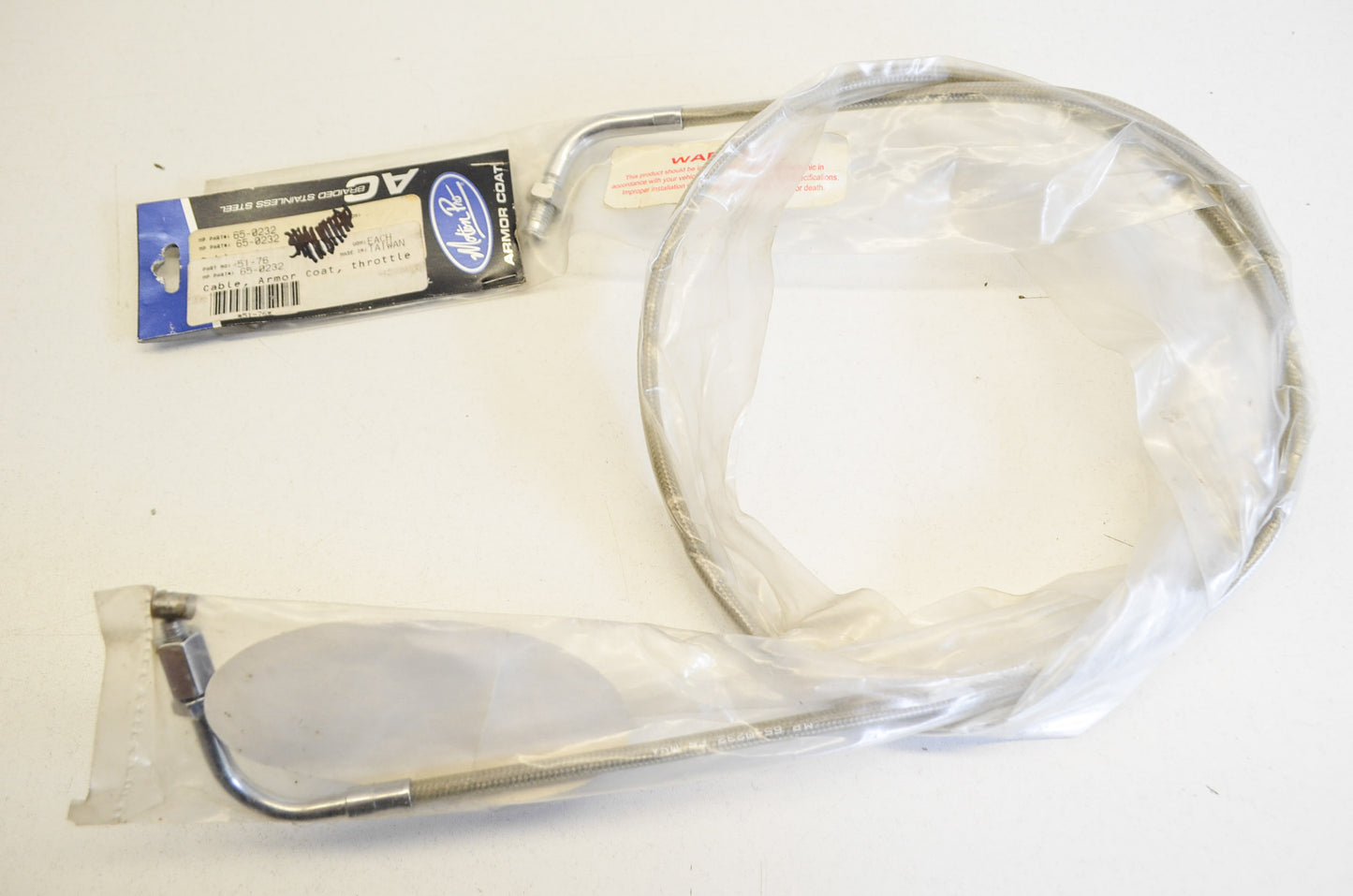 New Motion Pro Armor Coat Throttle Cable NOS