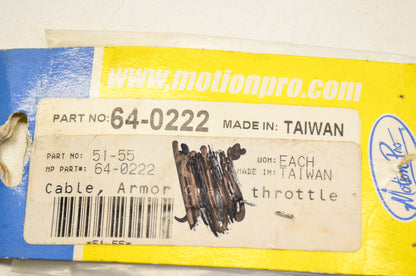 New Motion Pro Armor Coat Throttle Cable NOS
