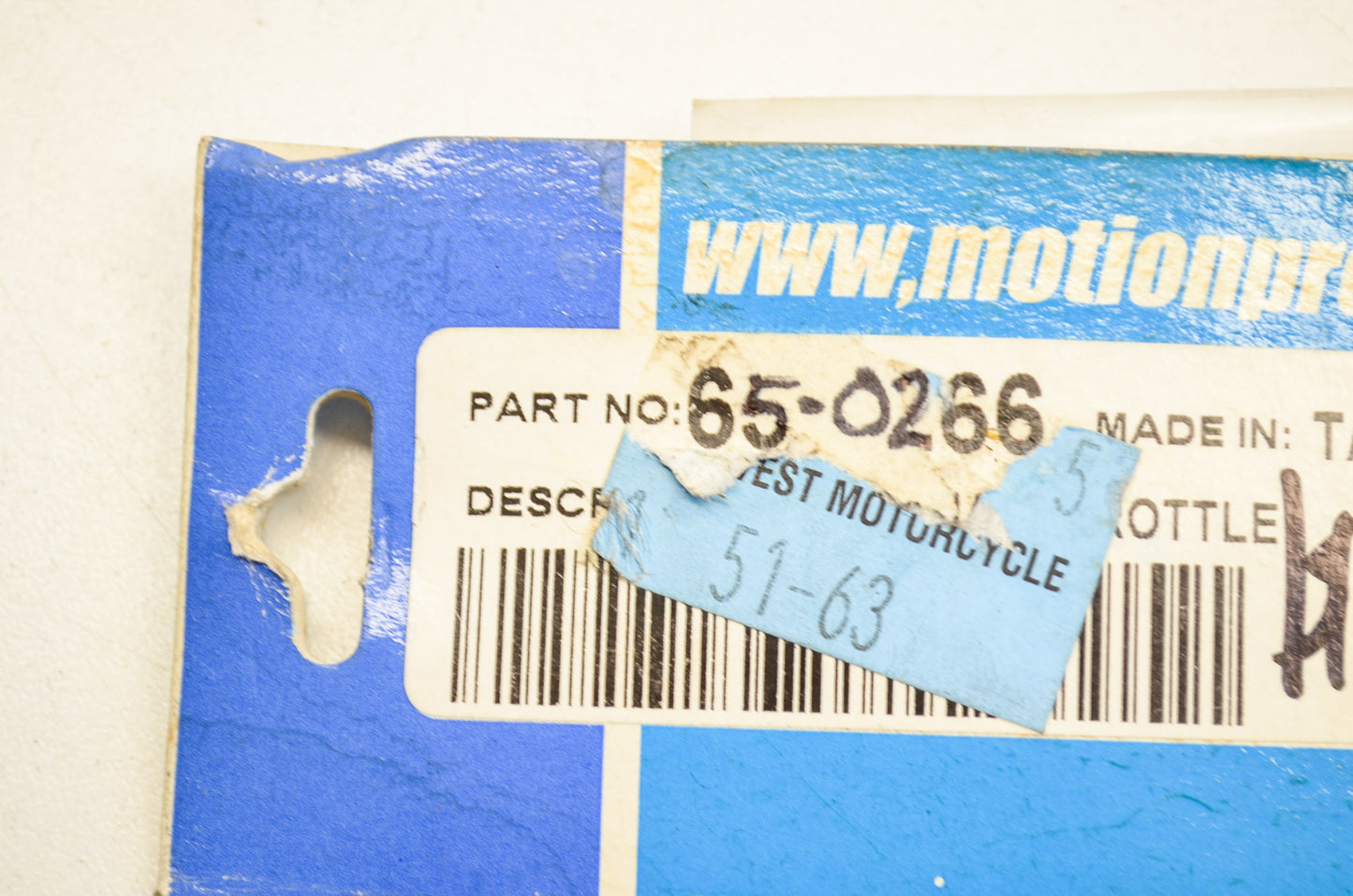 New Motion Pro Armor Coat Throttle Pull Cable Yamaha NOS