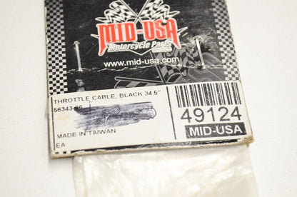 New Mid USA Throttle Cable NOS