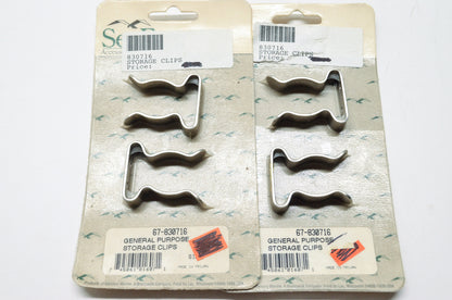 Quicksilver Mercury Marine General Purpose Storage Clips Qty 4 NOS