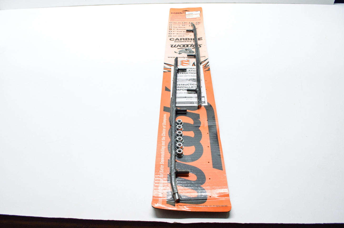 New Woody's ESD3-6150-1,  W4-420 W Extender Trail III Carbide Runner Ski Doo 4'