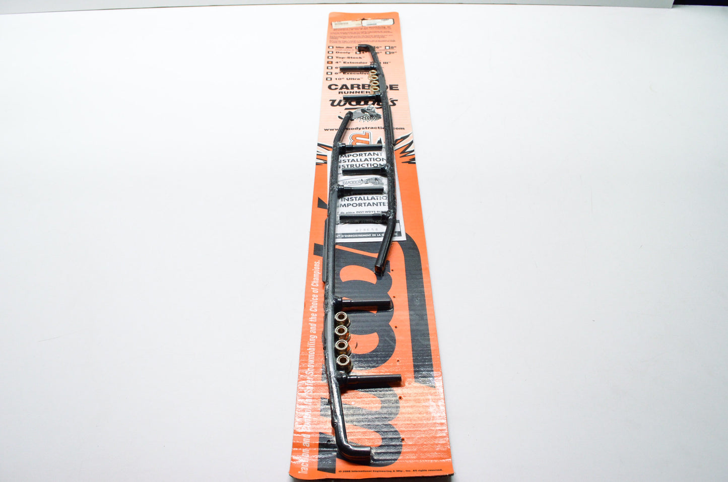 New Woody's Extender Trail III Carbide Runner Yamaha 4' 60 Deg Qty 2 NOS