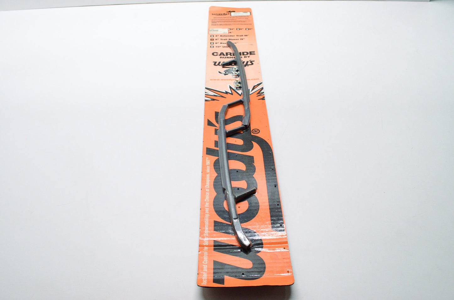 New Woody's Trail Blazer IV Carbide Runner Ski Doo 6' 60 Deg Qty 2 NOS