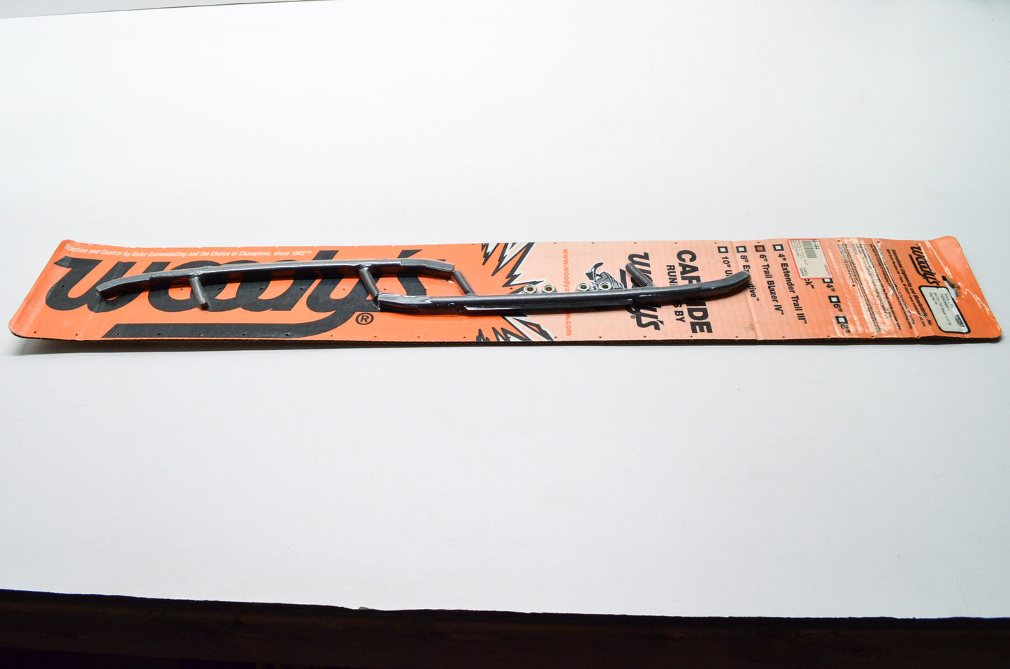 New Woody's Trail Blazer IV Carbide Runner Ski Doo 6' 60 Deg Qty 2 NOS