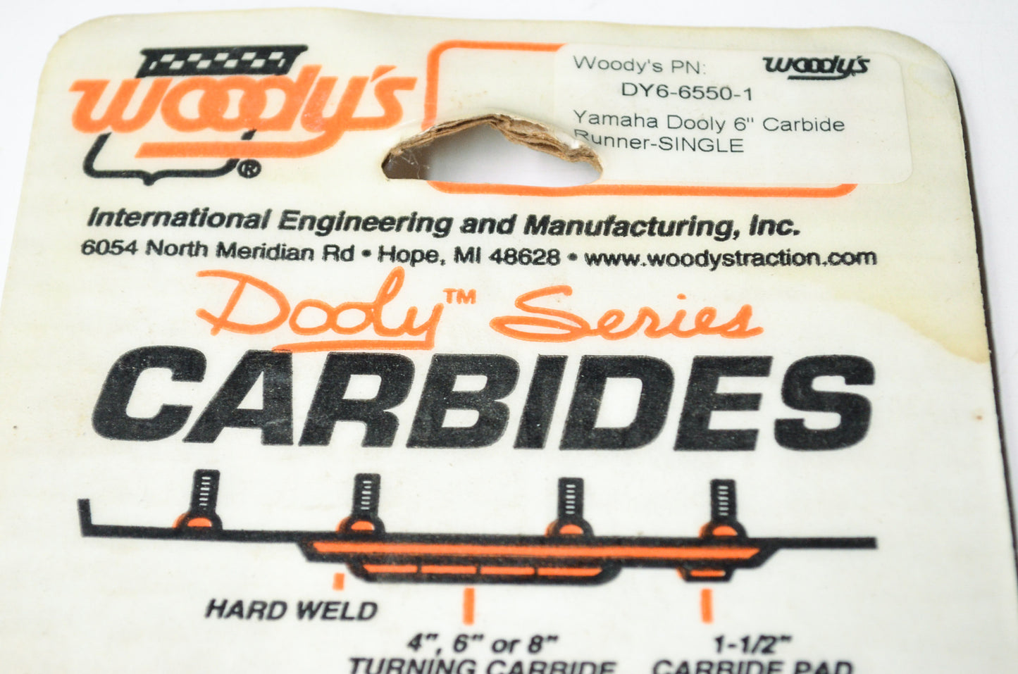 Dooly Series Carbide Runner Yamaha 6' Single NOS