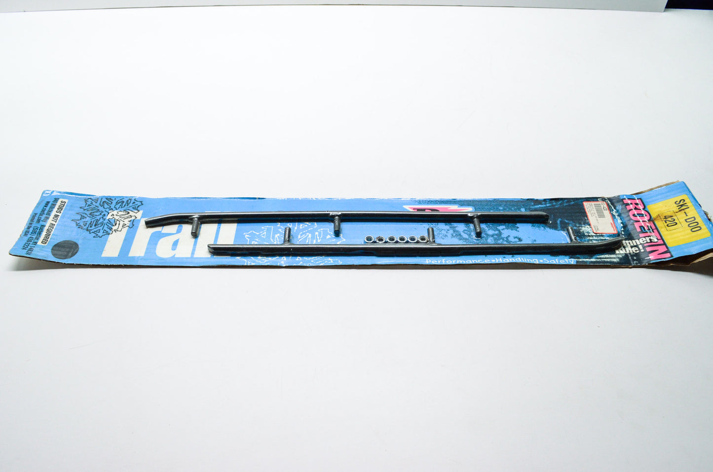 New Roetin X-10 One Trail Carbide Runner Ski Doo 4' Qty 2 NOS