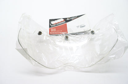 New Echo Clear Shorty 3 Snap Hard Coated Helmet Shield NOS