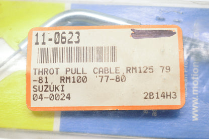 Throttle Pull Cable Suzuki 79-81 RM125 77-80 RM100 NOS