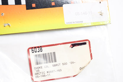 New Sport Parts Inc. Choke Cable Arctic Cat 04-05 SBRCT 500 NOS
