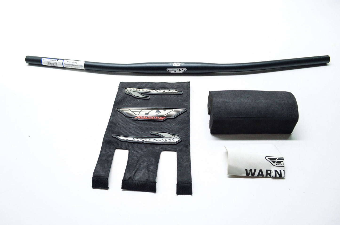 New Fly Racing Black Aero Tapered Sno X Snowmobile Handlebar NOS