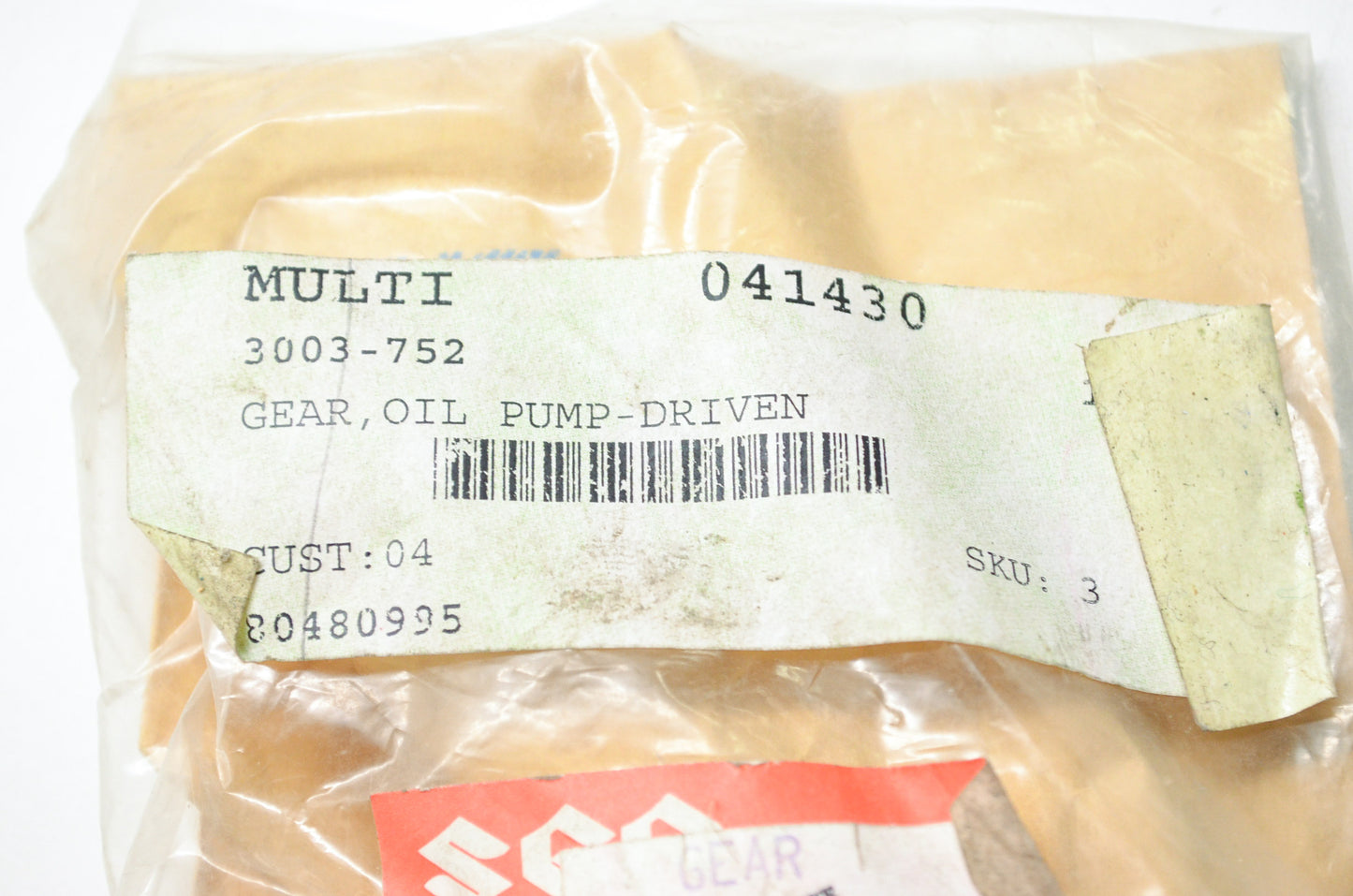 OEM Arctic Cat 3003-752 Oil Pump Driven Gear NOS