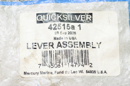 New OEM Quicksilver Mercury Marine Lever Assembly NOS