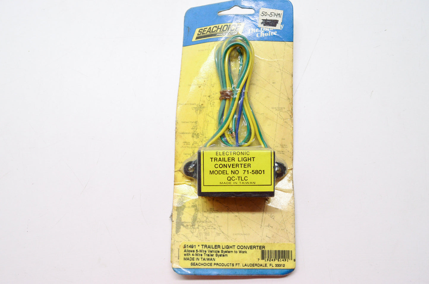 Trailer Light Converter 5 To 4 Wire NOS