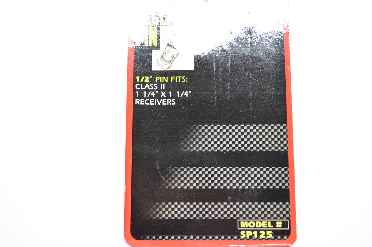 Trimax 255-SP125, SP125 Chrome Receiver Pin 1/2" Class 2 1 1/4" NOS