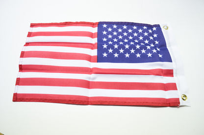 US Flag with Brass Grommets 12' x 18' NOS