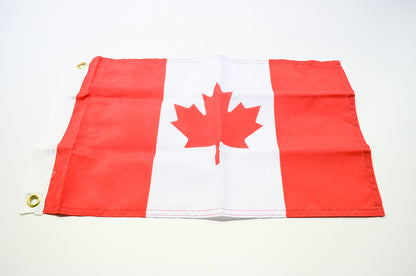 Canadian Flag with Brass Grommets 12' x 18' NOS