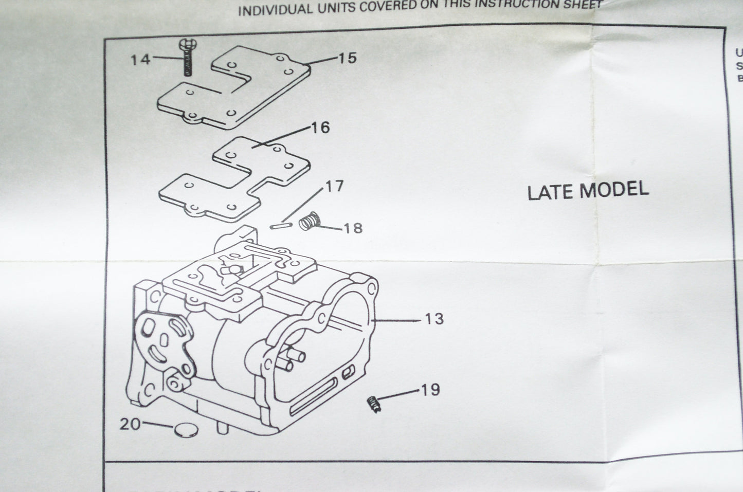 Quick Fit 802135, 434888 Quicksilver Mercury Marine Carburetor Kit NOS