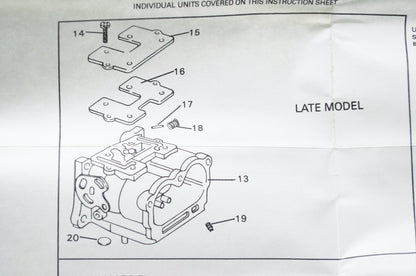 Quick Fit 802135, 434888 Quicksilver Mercury Marine Carburetor Kit NOS