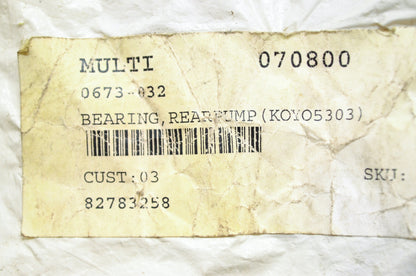 OEM Arctic Cat 0673-032 Koyo 5303 Rear Pump Bearing NOS