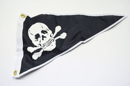 100% Nylon Jolly Roger Penant 10' x 16' NOS