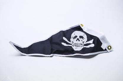 100% Nylon Jolly Roger Penant 10' x 16' NOS