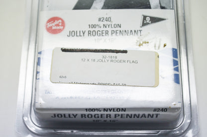100% Nylon Jolly Roger Penant 10' x 16' NOS