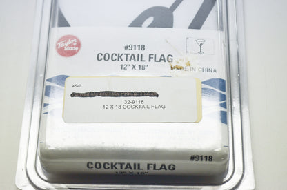 Cocktail Flag 12 x 18' NOS
