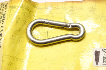 Safety Spring Hook 1/4x2-1/2' NOS