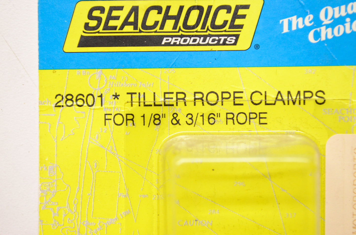 Tiller Rope Clamps Qty 2 NOS