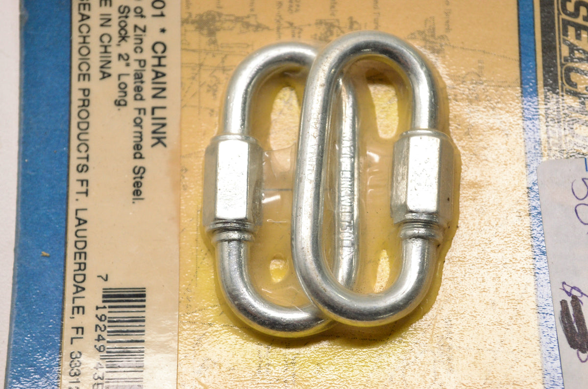 Seachoice 50-43501, 43501 Chain Link 3/16x2" QTY 2 NOS