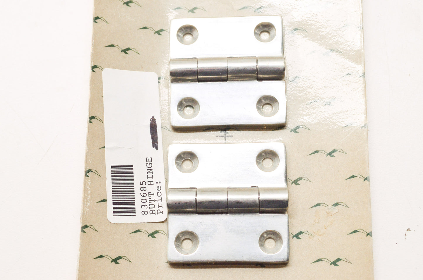 New Seafare Quicksilver Mercury Marine S.S. Butt Hinge 2x2' Qty 2 NOS