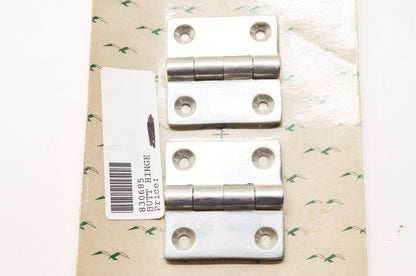 New Seafare Quicksilver Mercury Marine S.S. Butt Hinge 2x2' Qty 2 NOS