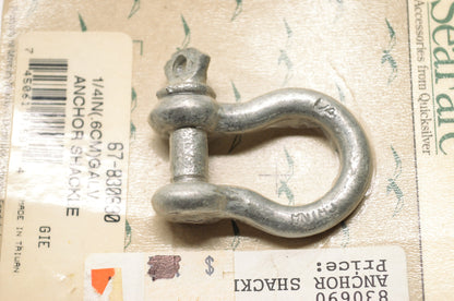 Seafare Quicksilver Mercury Marine Anchor Shackle 1/4' NOS