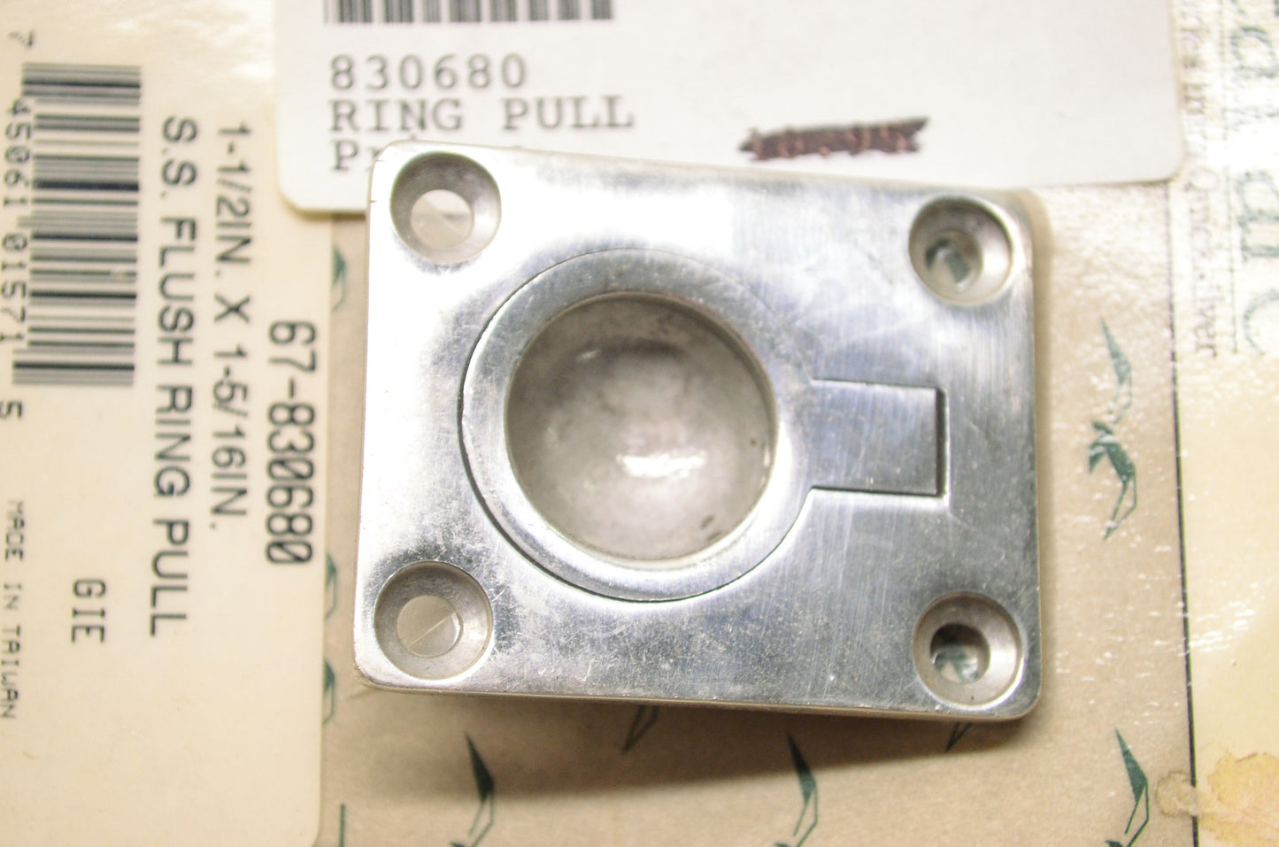 Quicksilver 67-830680, 830680 Seafare Quicksilver Mercury Marine S.S. Flush Ring